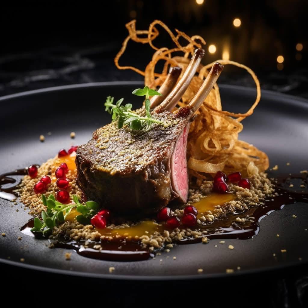Chef Mehmet Özdemir's signature lamb chop dish